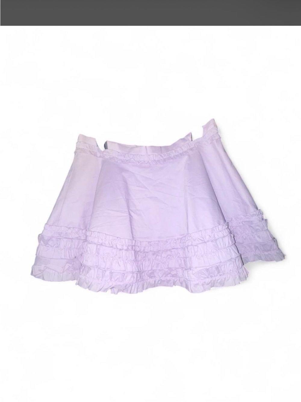 Sugar Thrillz-Lilac Ruffle Mini Skirt